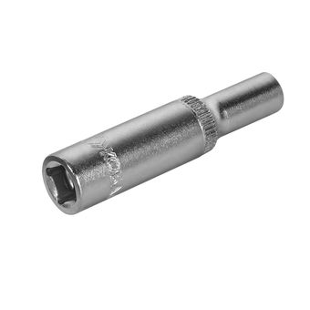 Головка торцевая глубокая КОБАЛЬТ 1/4", 5 мм, CR-V, подвес (643-897)