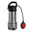 Насос дренажный QUATTRO ELEMENTI Drenaggio 1100 F Inox (1100 Вт, 19000 л/ч, для грязной, 9 м, 7,5кг, нерж.сталь корпуса) (770-742)
