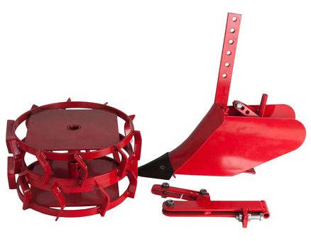 Набор для окучивания DDE для DDE "Мустанг-2/3" (сцепка, окучник, колёса)