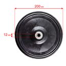 Колесо газонокосилки DDE WYZ21H-A-1/4 8" переднее  (300800)