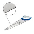 Ножовка по дереву КОБАЛЬТ чистый рез, 400 мм, шаг 3.5 мм (7TPI), закаленные зубья, 3D-заточка, 2-х компонентная рукоятка (246-111)