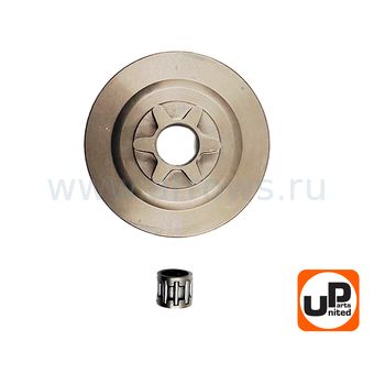 Барабан-зв. UNITED PARTS 3/8"-6T для HUSQVARNA 235/236/240, PARTNER 350/351 с подшипником (аналог 5300470-61, Oregon 106114)