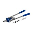 Заклепочник двуручный КОБАЛЬТ 430 мм, заклепки 3.2-4.0-4.8 мм, блистер (243-547)