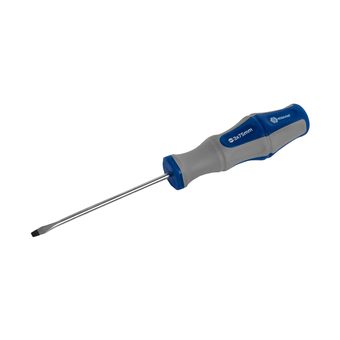 Отвертка Ultra Grip КОБАЛЬТ SL 3,0 х 75 мм, CR-V, двухкомпонентная рукоятка, подвес (646-225)