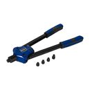 Заклепочник двуручный КОБАЛЬТ 370 мм, усиленный, заклепки 2.4-3.2-4.0-4.8-6.4 мм, блистер (919-624)