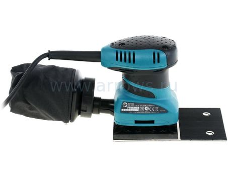 Шлифмашина вибрационная MAKITA BO4566 (200 Вт, 240/100 мм, раб.ход 1,5мм, 1,1кг, липучка, к (BO4566)