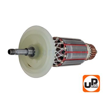 Якорь UNITED PARTS для BOSCH GWS850С/GWS8-100С/GWS8-125CE (аналог 1604010667)
