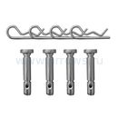 Болт крепления шнека (срезной) UNITED PARTS для снегоотбрасывателя 6х37мм, под шплинт (набор 4шт)