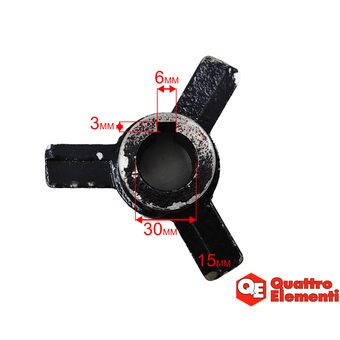 Нож QUATTRO ELEMENTI насоса фекального Sewage 1700F Ci-Cut (909-082-043)