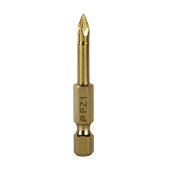 Бита отверточная ПРАКТИКА "Эксперт" PZ-1 х 50мм Tin (1 шт), блистер