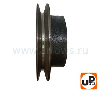 Сцепление UNITED PARTS для виброплиты, D130xd20мм; профиль ремня A (13x8мм) (90-0286)