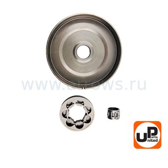 Чашка сцепления UNITED PARTS 3/8"-7 для STIHL MS180/210/230/250 с подшипником (аналог 11230071025, 11230071030)
