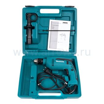 Дрель сетевая ударная MAKITA HP1640K (680 Вт, патрон 13мм, 2кг, кейс)
