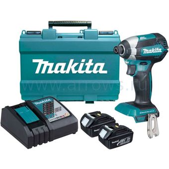 Шуруповёрт аккумуляторный ударный MAKITA DTD154RFE (18 В,175нм, 3 ск, 2акк.,Li-ion, 3Ah, (DTD154RFE)