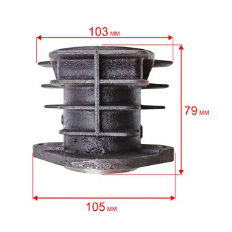 Цилиндр QUATTRO ELEMENTI Torre/Vento (770-261-019)