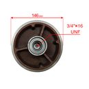 Крыльчатка помпы DDE PTR80H круглый корпус (резьба)