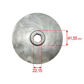 Крыльчатка помпы DDE PH50-80 №2