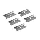 Лезвия для скребков КОБАЛЬТ сменные, ширина 39 мм, сталь У8, 5 шт. в комплекте, блистер (916-714)