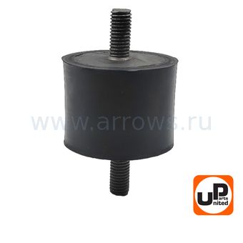 Подушка-опора UNITED PARTS для виброплиты (Ø52xH40мм) (шпильки M10x1,25х27 и 22мм) (90-0284)