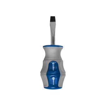 Отвертка Ultra Grip КОБАЛЬТ SL 6,0 х 38 мм, CR-V, двухкомпонентная рукоятка, подвес (646-300)