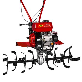 Мотоблок DDE Микула С (7 л.с., КПП 2F/1R, max. 90 см, фрезы 24 ножа, колеса 4"х8", редуктор алюминий)