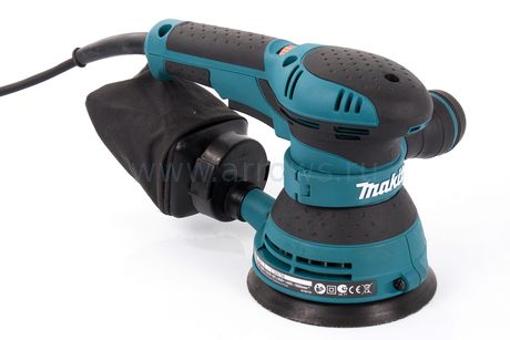 Шлифмашина эксцентриковая MAKITA BO5041 (300 Вт, 125мм, ручка, раб.ход 2,8мм, рег.ск, 1,4кг (BO5041)