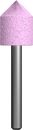 Шарошка абразивная ПРАКТИКА оксид алюминия, цилиндрическая заостренная 18х22 мм, хвост 6 мм, блистер