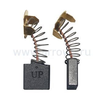 Щетка графитовая UNITED PARTS для MAKITA СВ-204 (аналог 191957-7) 7х18х16,4мм АВТОСТОП