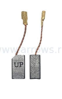 Щетка графитовая UNITED PARTS для DeWALT (аналог N489912/1003859-00) 6,3х8х13,5мм АВТОСТОП