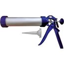 Пистолет для герметика КОБАЛЬТ 310 мл., закрытый алюминиевый корпус, колпачок для баллонов, усилие 12:1 (244-025)