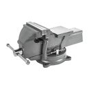 Тиски слесарные КОБАЛЬТ стальные, ширина губок 125 мм, захват 125 мм, 11 кг, с наковальней, поворотные, коробка (248-979)