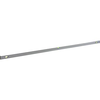 Уровень строительный КОБАЛЬТ Экстра, 2000 мм, профиль 23 x 59 мм, 3 глазка, точность 0.5 мм/м (243-264)