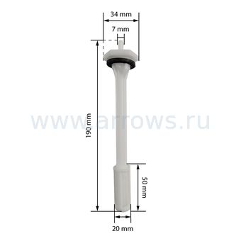 Фильтр топливный UNITED PARTS для дизельных пушек 30-70кВт, длина 180мм (TK8-003-004, Корея)