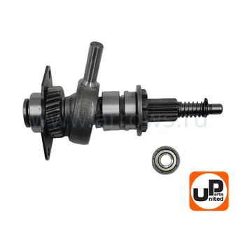 Вал редуктора UNITED PARTS для перфоратора MAKITA HR2470 (с подшипником качения) (аналог 324668-1)
