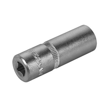 Головка торцевая глубокая КОБАЛЬТ 1/4", 12 мм, CR-V, подвес (643-965)