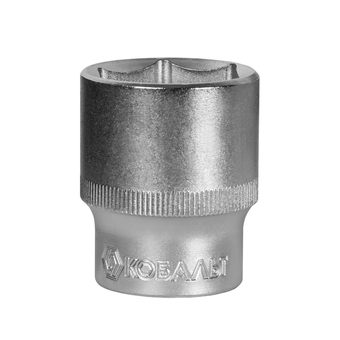 Головка торцевая КОБАЛЬТ 1/2", 27 мм, CR-V, подвес (643-163)