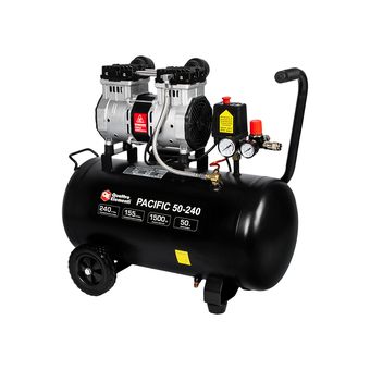Компрессор безмасляный QUATTRO ELEMENTI PACIFIC 50-240 (240 л/мин, 50л, 1500 Вт, 8 бар, 30кг)