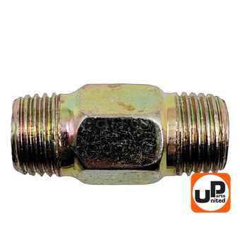 Ниппель UNITED PARTS для компрессора, резьба внешняя 1/4"×1/4"