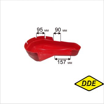 Кожух ремня DDE V650 II (Мустанг 2/3) (0100190003AA)