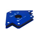 Угольник магнитный КОБАЛЬТ "Стрелка", 100 мм, на 3 угла: 45, 90, 135 градусов, магнит до 22 кг., блистер (918-245)