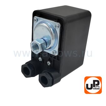 Реле давления UNITED PARTS для насоса, резьба внутренняя 1/4", 250В, 1.5-3.0 bar, IP44 (90-0312)