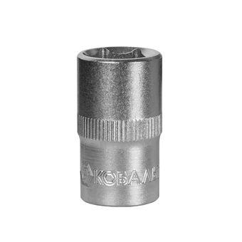 Головка торцевая КОБАЛЬТ 1/2", 16 мм, Cr-V, подвес (643-095)