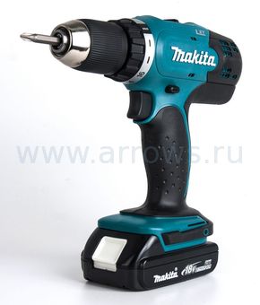 Дрель аккумуляторная безударная MAKITA DDF453SYE (18V, 42Нм, 2акб 1,5Ач, кейс)