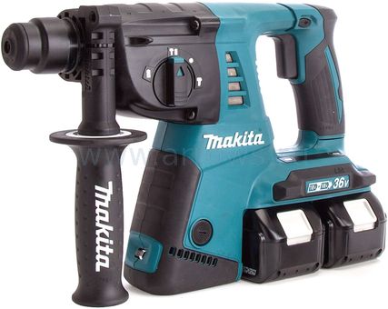 Перфоратор аккумуляторный SDS-plus MAKITA DHR263RF4 (36В, 18 Вx2, 2.5Дж, 4.9кг, 4акк.Li- (DHR263RF4)
