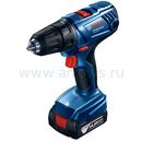 Дрель аккумуляторная BOSCH GSR 140-LI (14,4 В, БЗП 13мм, 2скор, 50нм, 1,53кг, 2акк-1,5А(06019F8020)_