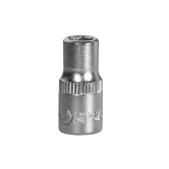 Головка торцевая КОБАЛЬТ 1/4",  6 мм, CR-V, подвес (643-217)