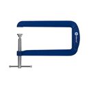 Струбцина G-образная КОБАЛЬТ ГЛУБОКАЯ, ширина зажима 80 мм, глубина зажима 205 мм (923-774)