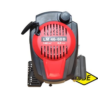 Двигатель бензиновый четырехтактный DDE 4.0лс, 146 куб.см.; T6; к/в вертикальный Ø22,2мм, вылет 50мм -> 246-630-018