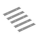 Лезвия для скребков КОБАЛЬТ сменные, ширина 100 мм, сталь У8, 5 шт. в комплекте, блистер (916-691)