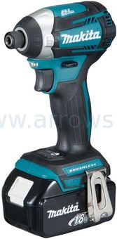 Шуруповёрт аккумуляторный ударный MAKITA DTD153RFE (18 В,170нм,1,3кг, 2акк.,Li-ion, 3Ah, (DTD153RFE)